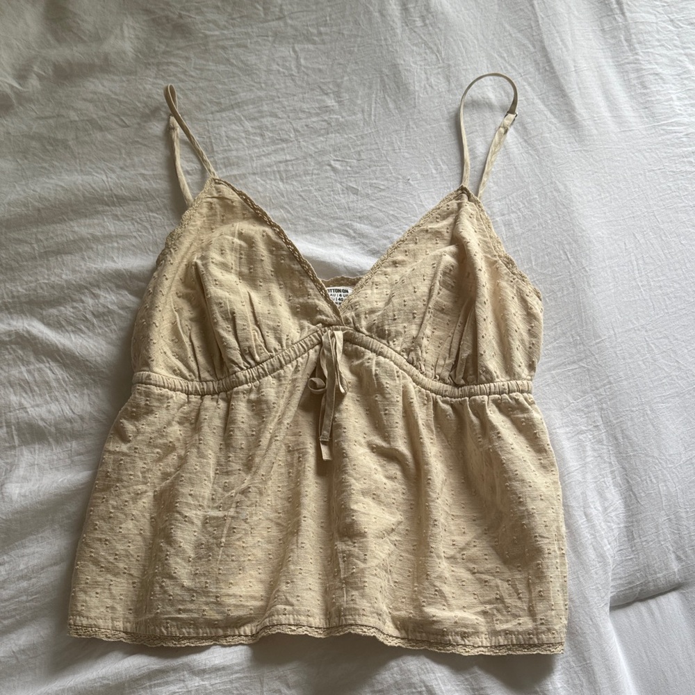 Cotton on tank